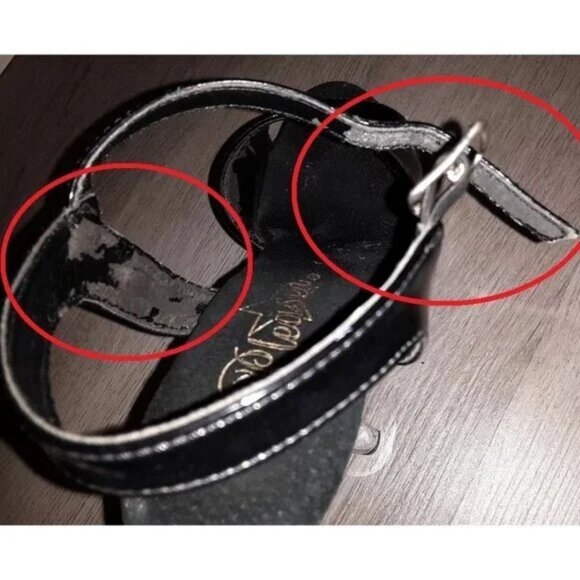 Pleaser KISS-209 Black Ankle Strap Stiletto Platform High Heels Size 7 PLS READ! - Picture 10 of 16